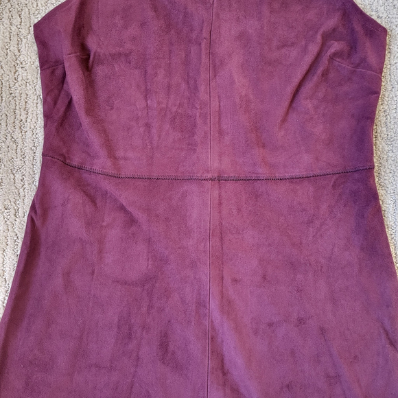 Lysse Burgundy Sleeveless Mock Neck Mini Dress Size XSmall New - Picture 11 of 12